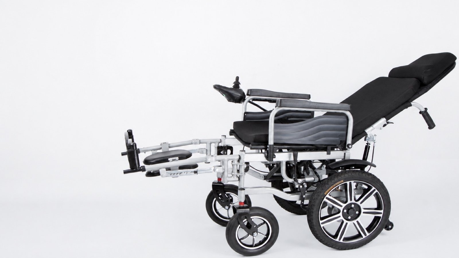 Nursing wheelchair shown in a full product view